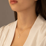 925 Sterling Silver Female Symbol Necklace