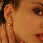 925 Sterling Silver Right Triangle Earring