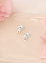 925 Sterling Silver Angel Studs