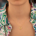925 Sterling Silver Firefly Necklace