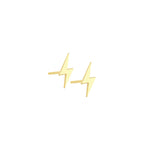 925 Sterling Silver Lightning Bolt Studs