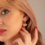 925 Sterling Silver Flower Earrings