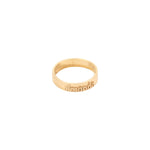 925 Sterling Silver Personalized Embossed Name Ring
