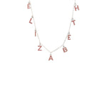 925 Sterling Silver Personalised Initial Name (Halley)