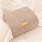 925 Sterling Silver Personalized Bar Necklace