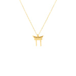 925 Sterling Silver Traditional Torii Gate Name Necklace