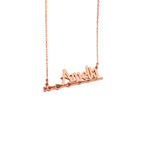 925 Sterling Silver Harry Potter Magic Wand Name Necklace