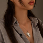 925 Sterling Silver Ellie'S Tattoo Necklace