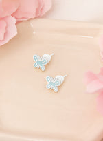 925 Sterling Silver Butterfly Studs