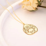 925 Sterling Silver Buda Heykel Necklace