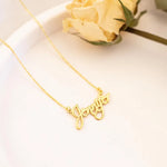 925 Sterling Silver Isim Necklace 2