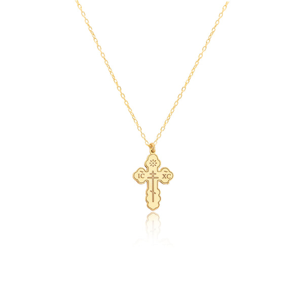 925 Sterling Silver Ic Xc Cross Crucifix Necklace