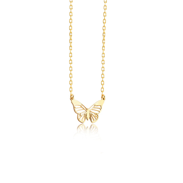 925 Sterling Silver Butterfly Necklace