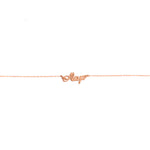 925 Sterling Silver Custom Name Anklet Bracelet