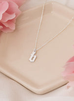 925 Sterling Silver Initial Necklace