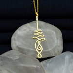 925 Sterling Silver Unalome Slim Necklace