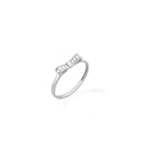 925 Sterling Silver Bow Tie Ring