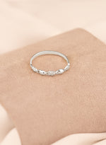 925 Sterling Silver Swimming Fish Ring