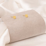 925 Sterling Silver Maple Leaf Studs