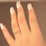925 Sterling Silver Personalized Slim Engraved Ring