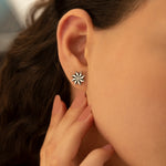 925 Sterling Silver Respect Studs
