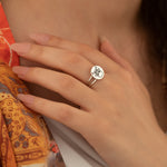 925 Sterling Silver Disc Skull Ring