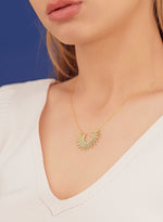 925 Sterling Silver Sunburst Necklace