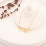 925 Sterling Silver Elvish Tengwar Name Necklace