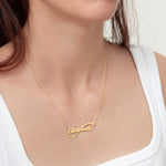 925 Sterling Silver Infinity Name Necklace