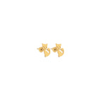 925 Sterling Silver Cat Studs,