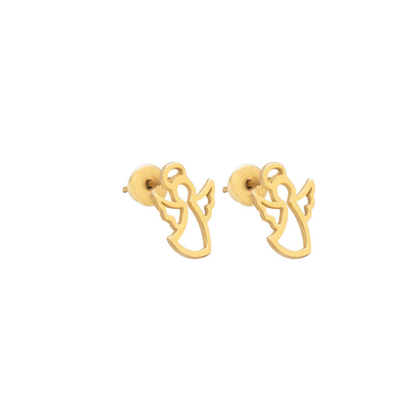 925 Sterling Silver Angel Studs 447