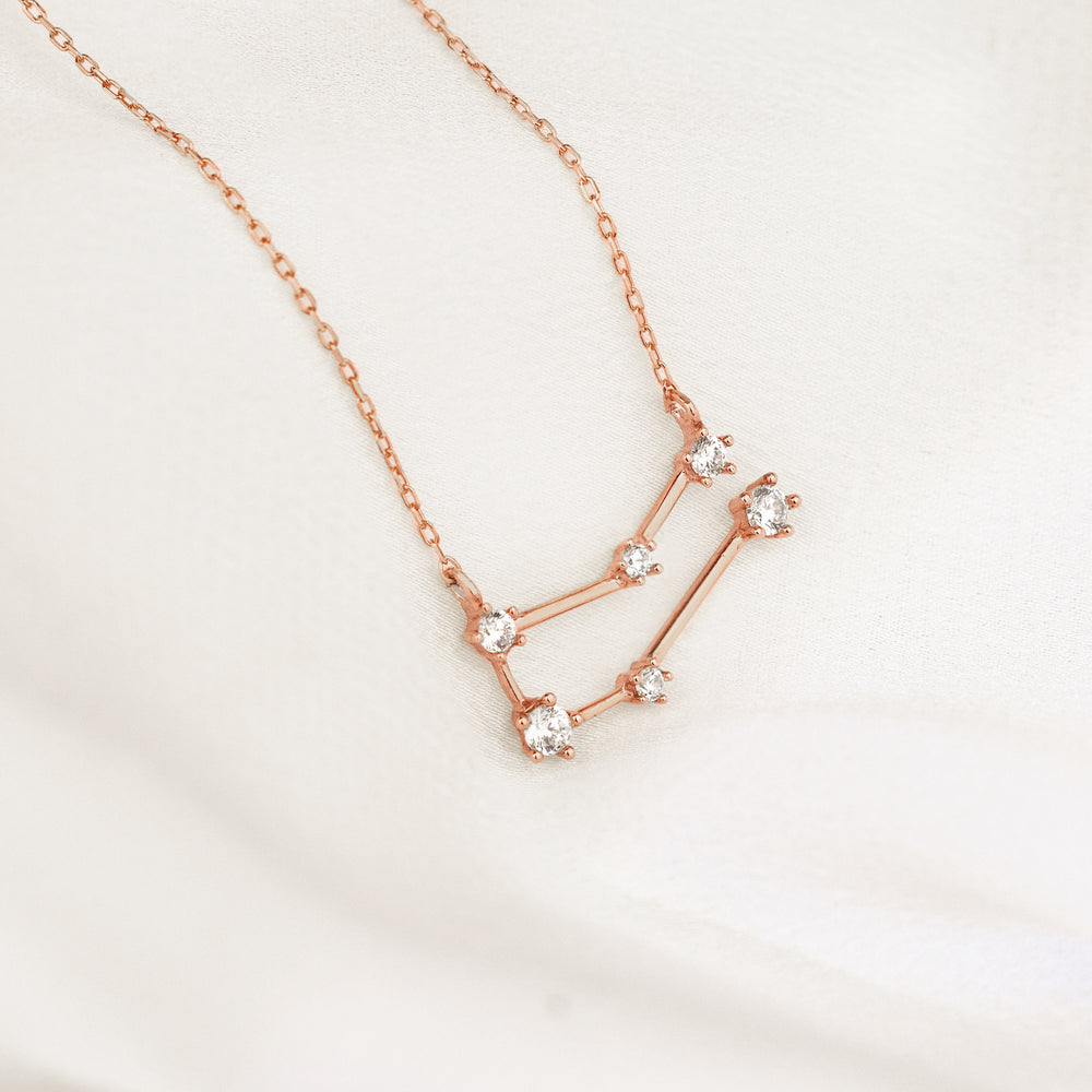 925 Sterling Silver Akrep Burcu Star Haritasi Necklace Nsp50031-8