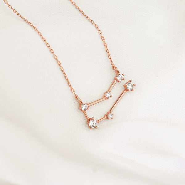 925 Sterling Silver Akrep Burcu Star Haritasi Necklace Nsp50031-8
