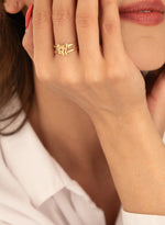 925 Sterling Silver Double Name Fuck Off Ring