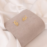 925 Sterling Silver Cat Moon Studs
