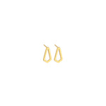 925 Sterling Silver Triangle Earring