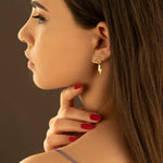 925 Sterling Silver Cloud And Lightning Dangle Earrings