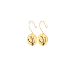 925 Sterling Silver Dangle Birth Flower Earrings