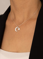 925 Sterling Silver K.Atatürk Crescent & Star