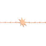 925 Sterling Silver Star Anklet