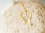 925 Sterling Silver Bir Tarafı Heart Initial Dangle Drop Diger Tarafı Doğum Taş Dangle Drop Necklace
