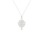 925 Sterling Silver Royale Symbol Necklace