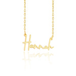 925 Sterling Silver Name Necklace Handwriting,