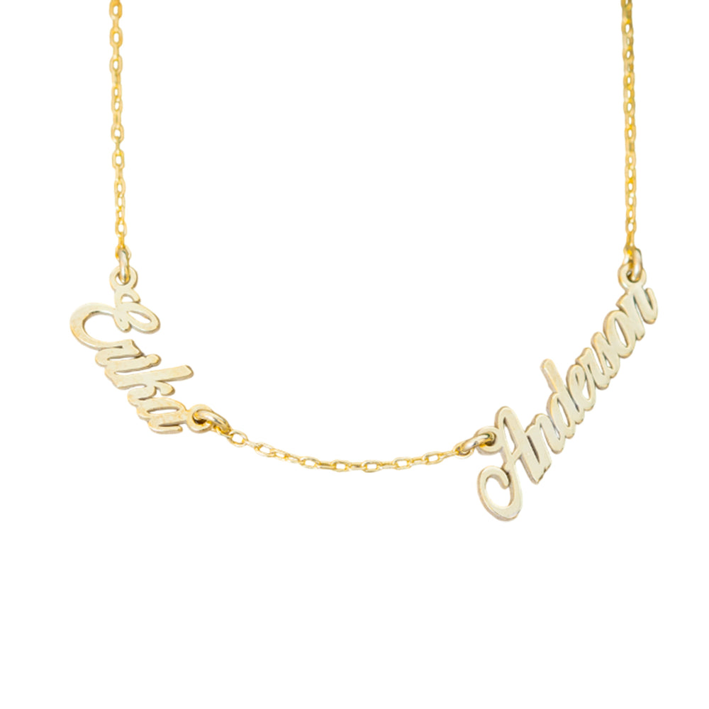 925 Sterling Silver Multiple Name Necklace