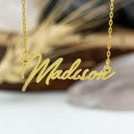 925 Sterling Silver Handwriting Custom Name Necklace