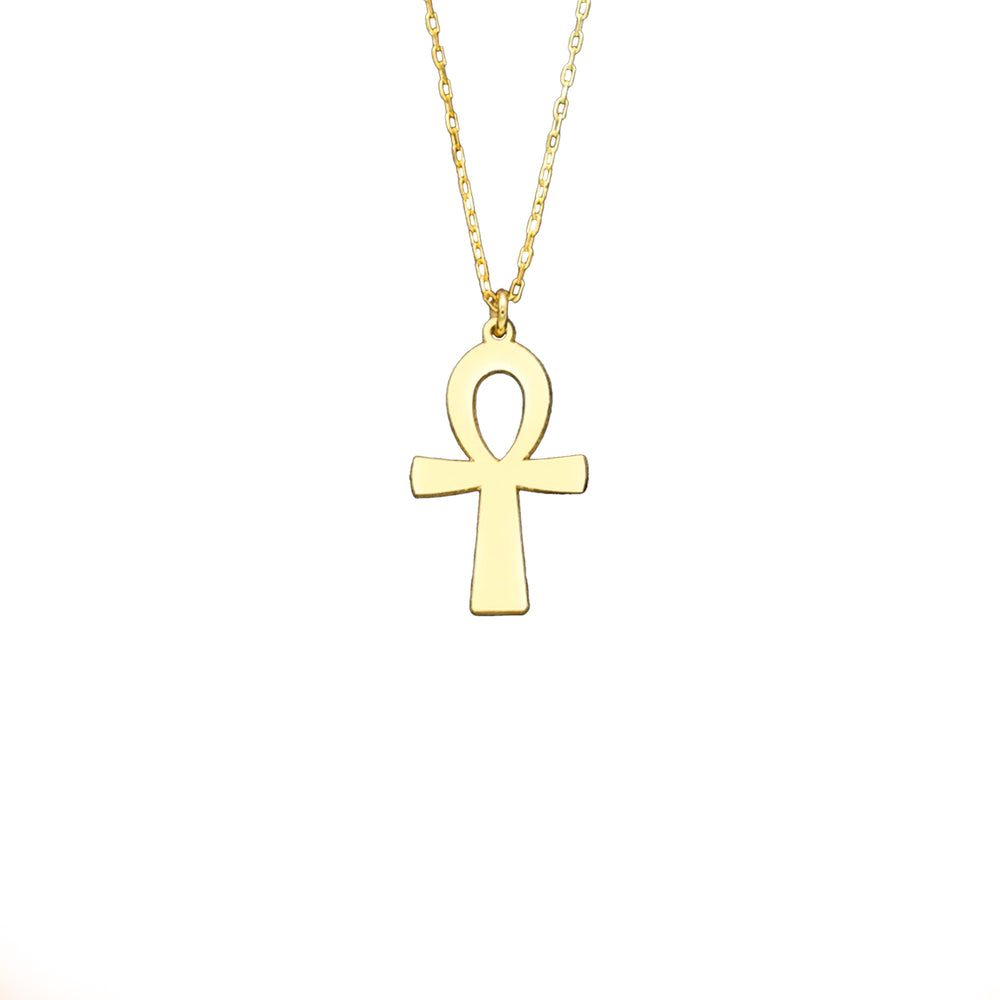 925 Sterling Silver Ankh Necklace