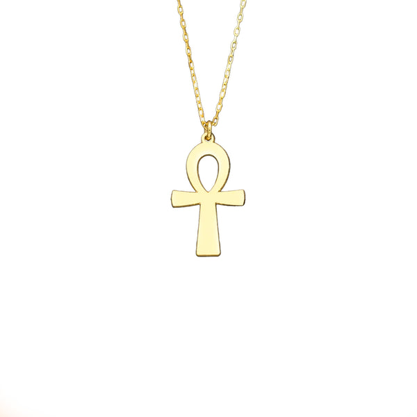 925 Sterling Silver Ankh Necklace