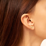 925 Sterling Silver Branch Earrings