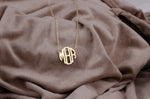 925 Sterling Silver Monogram Necklace