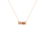 925 Sterling Silver Personalized Footprint Necklace